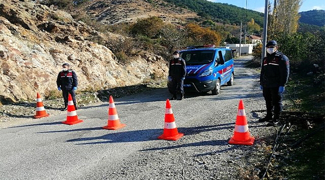 AYVACIK'TA BİR KÖY KARANTİNADA!