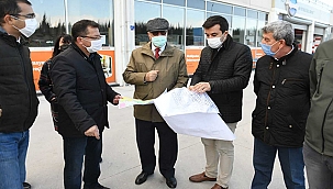 BAŞKAN GÖKHAN TEKNİK İNCELEMEDE