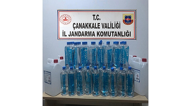 BİGA'DA SAHTE ALKOL OPERASYONU!