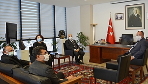 ÇOMÜ REKTÖRLÜĞÜNDEN ÇTSO'YA ZİYARET