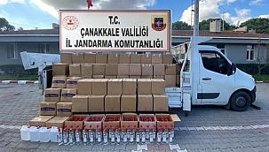 KAMYON DOLUSU ETİL ALKOL YAKALANDI!