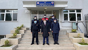 VALİ AKTAŞ, ÇANAKKALE MERKEZ İLÇE JANDARMA KOMUTANLIĞINI ZİYARET ETTİ