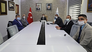 VALİ AKTAŞ, SAĞLIK KURUMLARININ YÖNETİCİLERİ İLE BİR ARAYA GELDİ