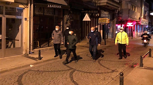 VALİ AKTAŞ, SOKAĞA ÇIKMA KISITLAMASI KAPSAMINDA DENETİMLERDE BULUNDU