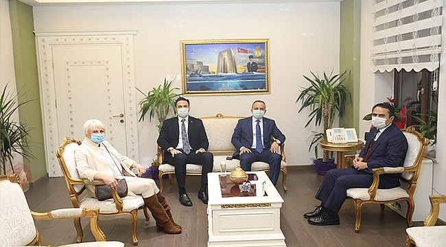 AK PARTİ GRUP BAŞKANVEKİLİ ÇANAKKALE MİLLETVEKİLİ BÜLENT TURAN'DAN VALİ AKTAŞ'A ZİYARET