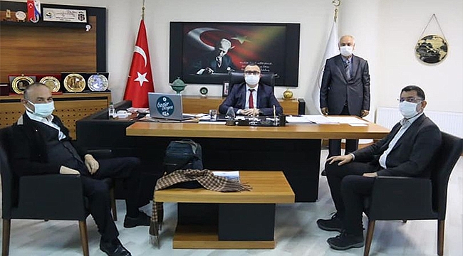 BAŞKAN ARSLAN'I ZİYARET ETTİLER