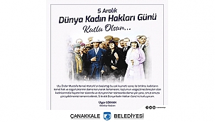 BAŞKAN GÖKHAN'IN 5 ARALIK KADIN HAKLARI GÜNÜ MESAJI