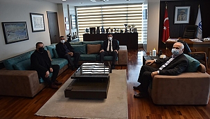 BAŞKAN GÖKHAN KONUKLARINI AĞIRLADI