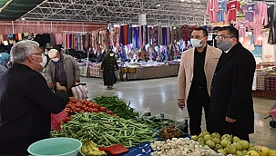 BAŞKAN ÖZ: "HALK PAZARIMIZIN İKİ GÜN OLMASIYLA YOĞUNLUĞUN AZALMASINI BEKLİYORUZ "