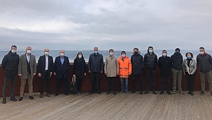 ÇTSO HEYETİNDEN KARASAL-SAYISAL RADYO TELEVİZYON VERİCİ KULESİ'NE ZİYARET