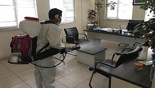 DEZENFEKSİYON ÇALIŞMALARI DEVAM EDİYOR