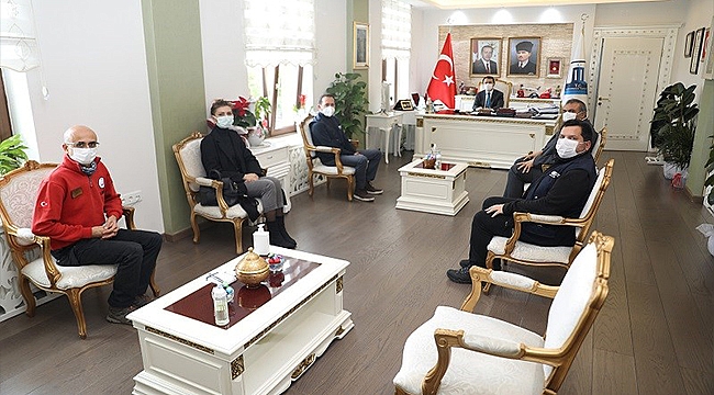 DÜNYA SAĞLIK ÖRGÜTÜ TÜRKİYE TEMSİLCİLİĞİNDEN VALİ AKTAŞ'A ZİYARET