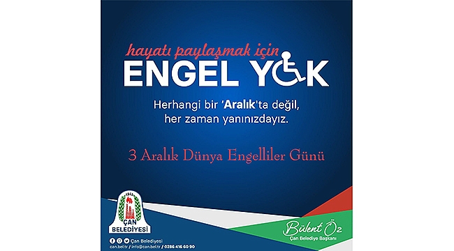 "ENGELLİ KARDEŞLERİMİZE DESTEK İNSANLIK GÖREVİDİR"