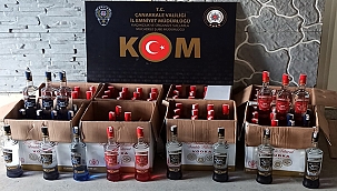 EŞ ZAMANLI OPERASYONDA KAÇAK VOTKA ELE GEÇİRİLDİ!