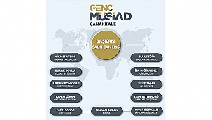 GENÇ MÜSİAD ÇANAKKALE İL BAŞKANLIĞI GÖREVİNİ SALİH CAN ERİŞ DEVRALDI