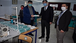 İŞKUR KURSİYERLERİ BİGA'NIN MASKE İHTİYACINA BÜYÜK KATKI SAĞLADI