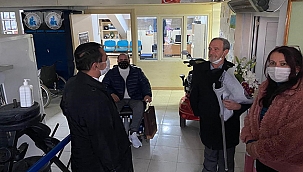 VALİ AKTAŞ, 3 ARALIK DÜNYA ENGELLİLER GÜNÜNDE ENGELLİ DOSTLARINI ZİYARET ETTİ