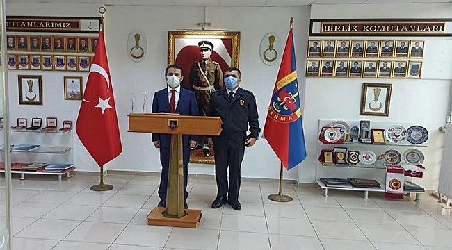 VALİ AKTAŞ'TAN İL JANDARMA KOMUTANLIĞI'NA ZİYARET