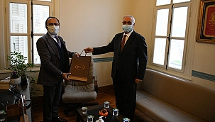 BAŞKAN GÖKHAN MÜDÜR YILMAZ'I ZİYARET ETTİ