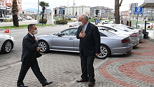 BAŞKAN GÖKHAN, VALİ İLHAMİ AKTAŞ'I AĞIRLADI