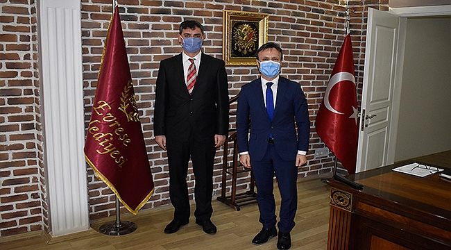 ÇANAKKALE İŞKUR İL MÜDÜRÜ VEKİLİ YAVUZ'DAN YENİCE VE EVREŞE BELEDİYELERİNE ZİYARET