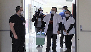 ÇOMÜ HASTANESİNDE AŞILAMALAR DEVAM EDİYOR