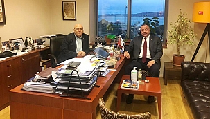 ÇTSO YÖNETİM KURULU BAŞKANI TÜROB ÇANAKKALE TEMSİLCİLİĞİNİ ZİYARET ETTİ