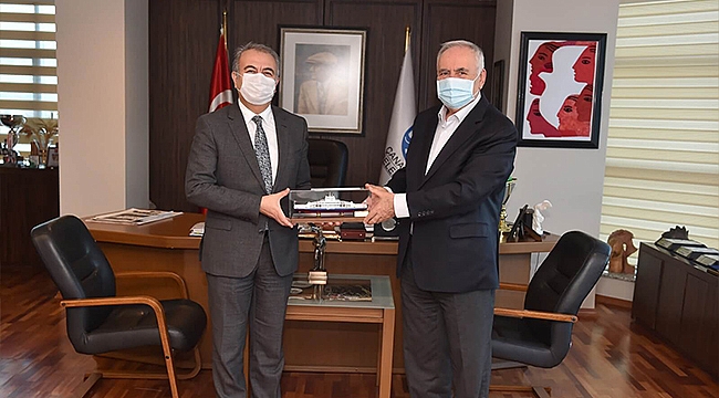 GESTAŞ GENEL MÜDÜRÜ SEVİNÇ'TEN BAŞKAN GÖKHAN'A YENİ YIL ZİYARETİ