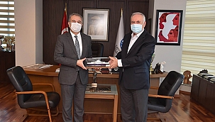 GESTAŞ GENEL MÜDÜRÜ SEVİNÇ'TEN BAŞKAN GÖKHAN'A YENİ YIL ZİYARETİ