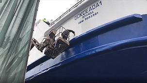 GÖKÇEADA 1 GEMİSİ TEKRAR ÇANAKKALE'DE