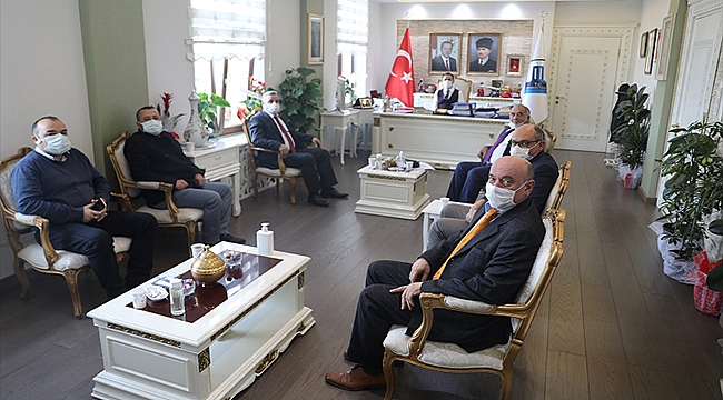 GÖKÇEADA KENT KONSEYİ'NDEN VALİ AKTAŞ'A ZİYARET