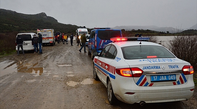 "GÖLE ARAÇ DÜŞTÜ" İHBARI ALARMA GEÇİRDİ!