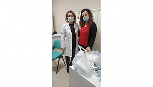 SAĞLIK ÇALIŞANLARINA PİDE İKRAMI