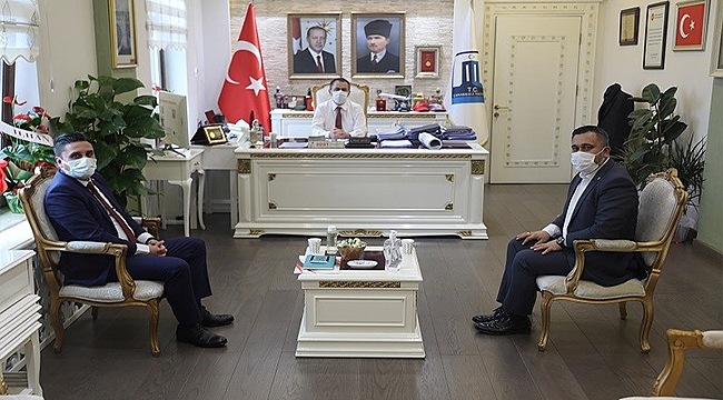 SENDİKA BAŞKANLARINDAN VALİ AKTAŞ'A ZİYARETLER