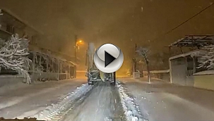 ÇAN'DA KAR İLE MÜCADELE ÇALIŞMALARI SÜRÜYOR!