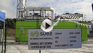 ÇÖP DEPONİ ALANI ENERJİ ÜRETİM TESİSİNİN AÇILIŞI GERÇEKLEŞTİRİLDİ