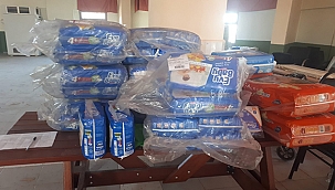 GEYİKLİ BELEDİYESİNDEN BEBEK BEZİ DESTEĞİ