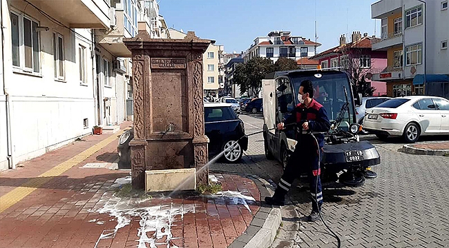 TATLI SU ÇEŞMELERİNİN TEMİZLİKLERİ YAPILDI