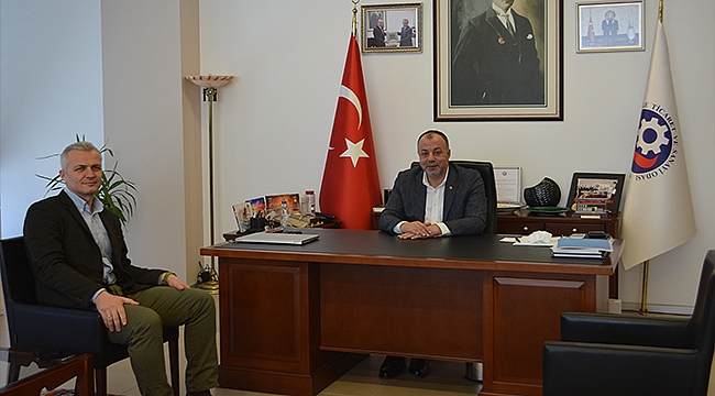 TÜRSAB ÇANAKKALE-KÖRFEZ BTK BAŞKANINDAN ÇTSO'YA ZİYARET