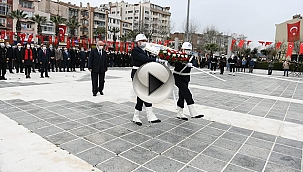 18 MART ETKİNLİKLERİ CUMHURİYET MEYDANI'NDAKİ TÖRENLE BAŞLANDI