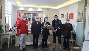 AFAD HEYETİ, 1-7 MART DEPREM HAFTASI KAPSAMINDA VALİ AKTAŞ'I ZİYARET ETTİ