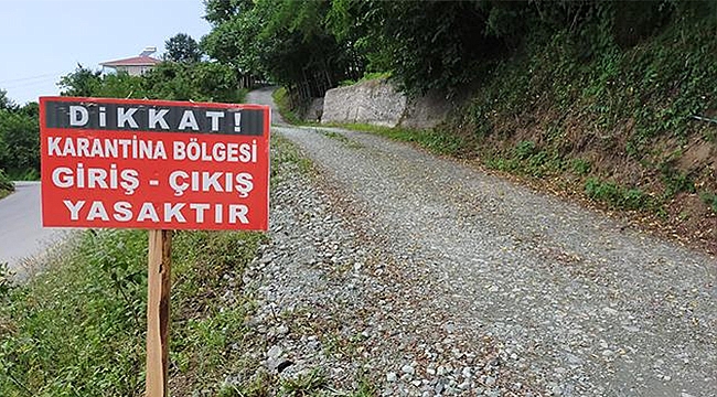 BİR KÖY DAHA KARANTİNAYA ALINDI!
