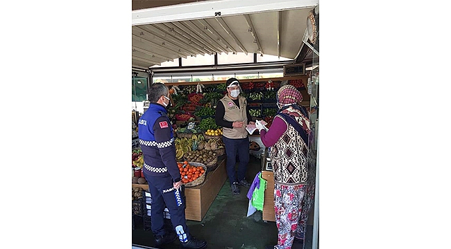 ÇAN BELEDİYE ZABITA EKİPLERİ HALKLA İÇ İÇE OLMAYI SÜRDÜRÜYOR