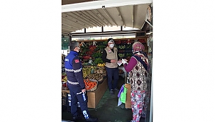 ÇAN BELEDİYE ZABITA EKİPLERİ HALKLA İÇ İÇE OLMAYI SÜRDÜRÜYOR