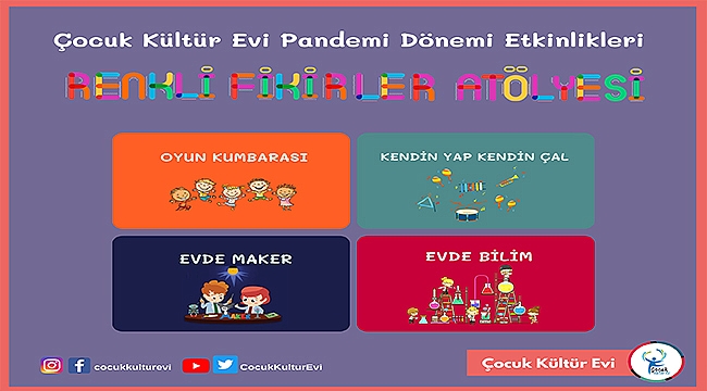 ÇOCUK KÜLTÜR EVİ'NDE PANDEMİNİN BİR YILI