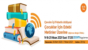 "ÇOCUKLARLA EDEBİ METİNLER ÜZERİNE ÇEVRİMİÇİ FELSEFE ATÖLYESİ" BAŞVURULARI BAŞLIYOR