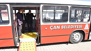 İBB'DEN ÇAN BELEDİYESİ'NE ARAÇ