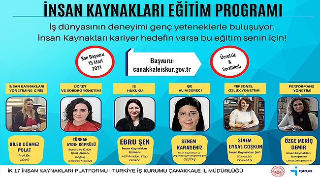 İNSAN KAYNAKLARI UZMANLARI İLE ÇOMÜ ÖĞRENCİLERİ EĞİTİM PROGRAMINDA BULUŞUYOR