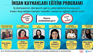 İNSAN KAYNAKLARI UZMANLARI İLE ÇOMÜ ÖĞRENCİLERİ EĞİTİM PROGRAMINDA BULUŞUYOR
