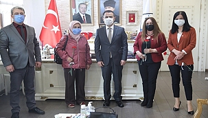 KADIN MUHTARLARDAN VALİ AKTAŞ'A ZİYARET